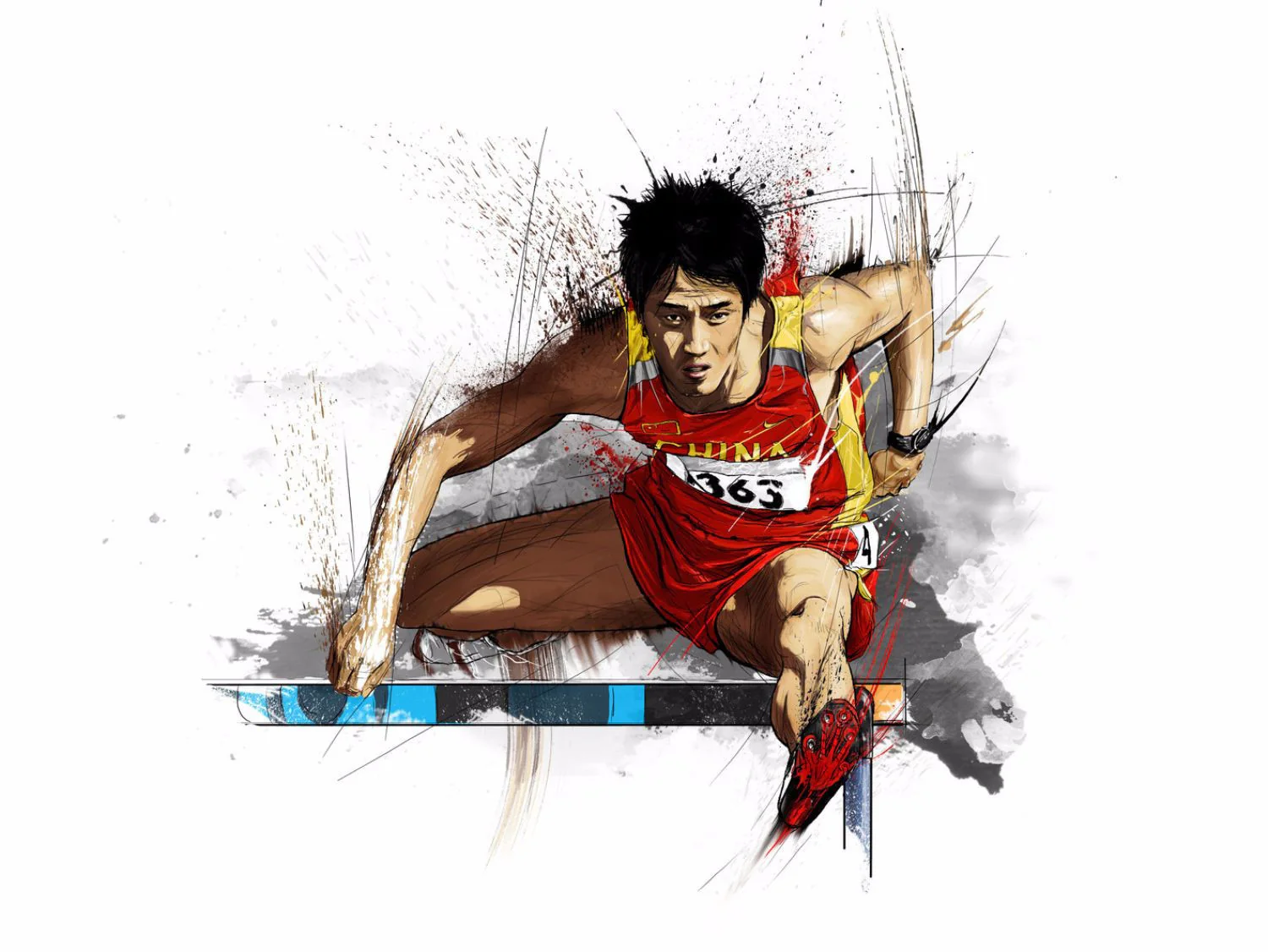 的比赛中 的比赛中